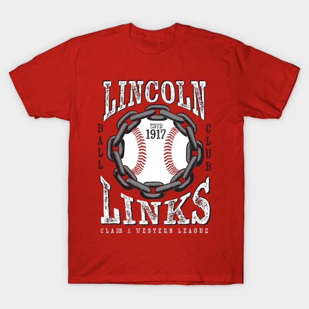 Lincoln Links T-Shirt by MindsparkCreative